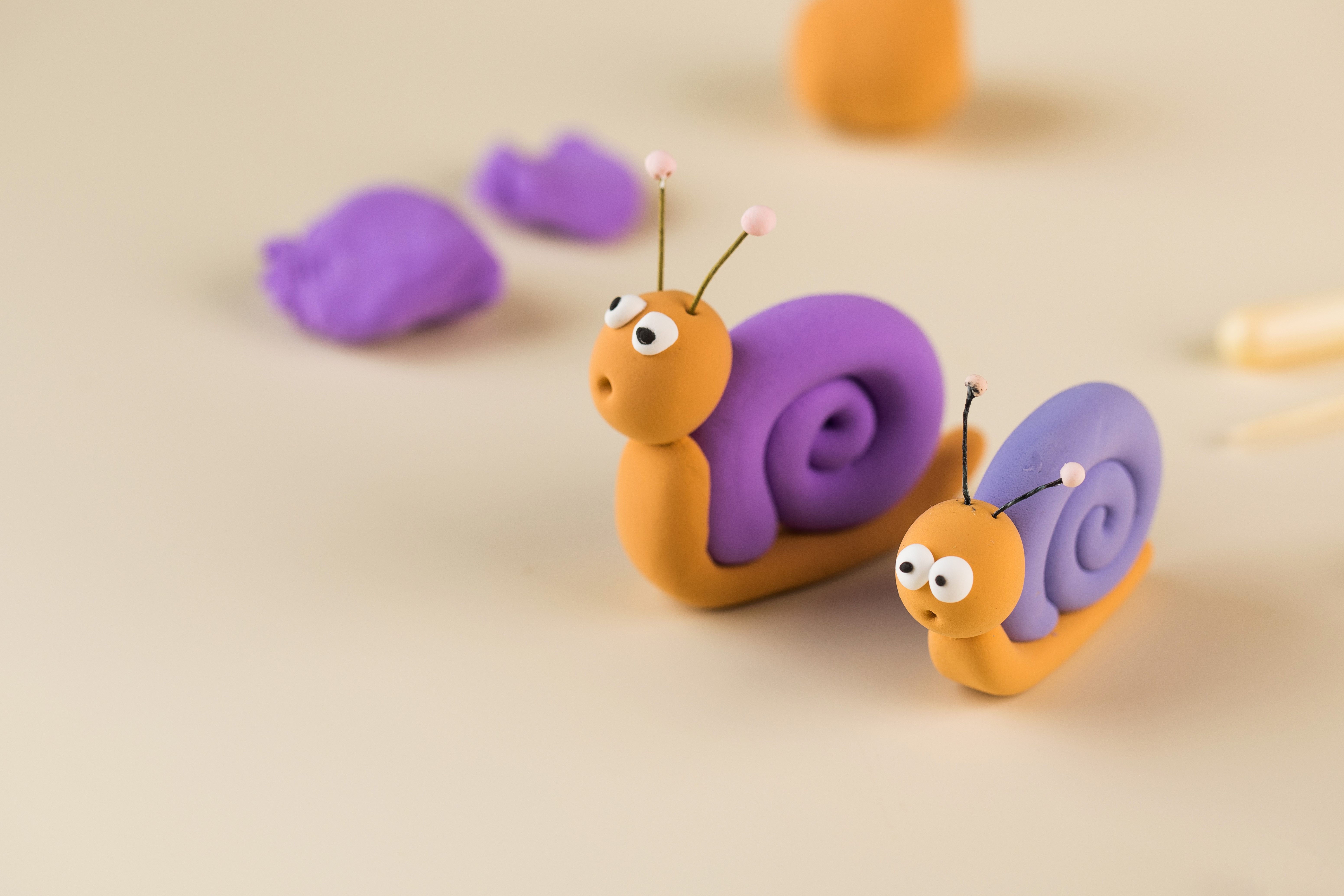 Air dry clay figurines
