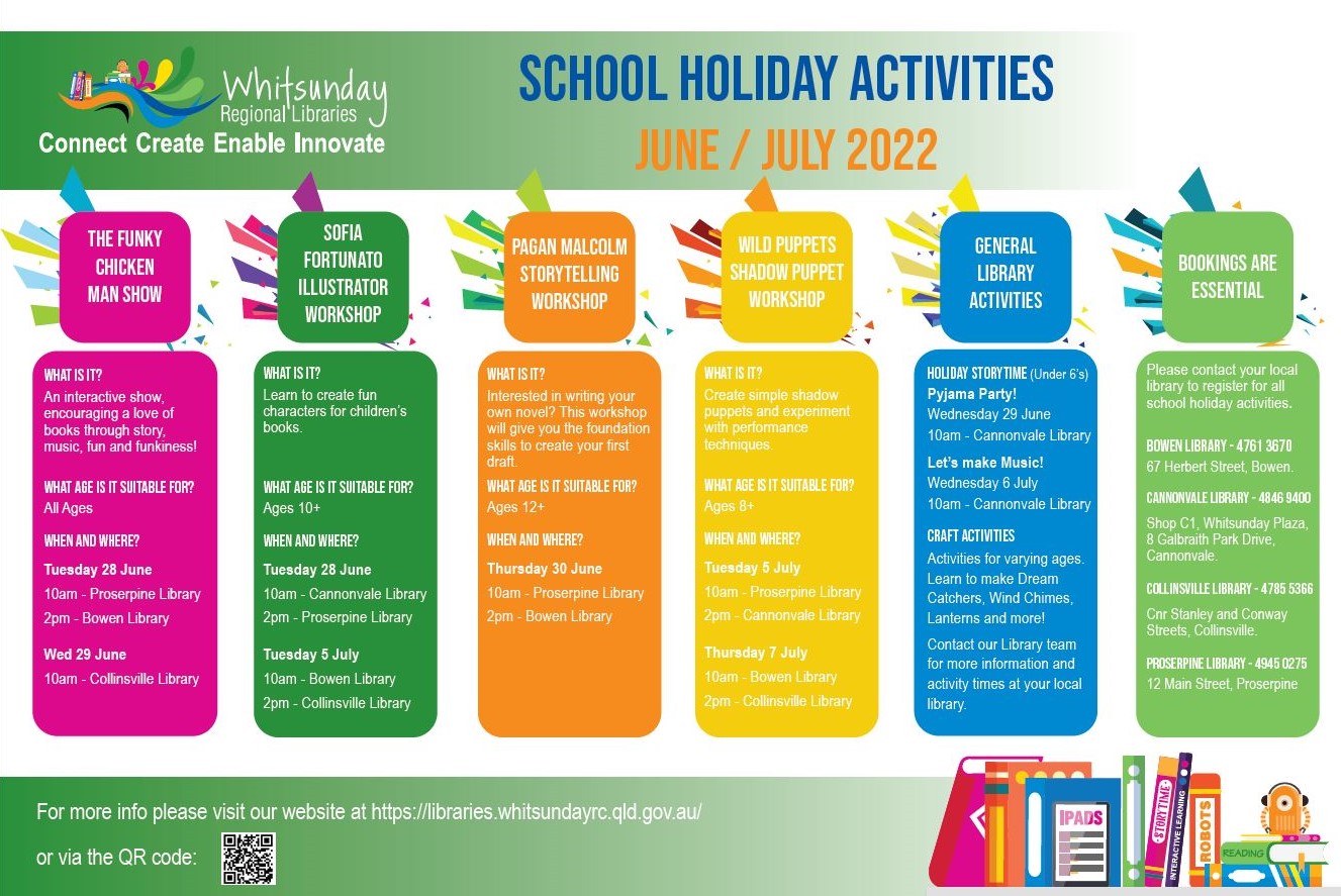 School Holiday Activities Library 