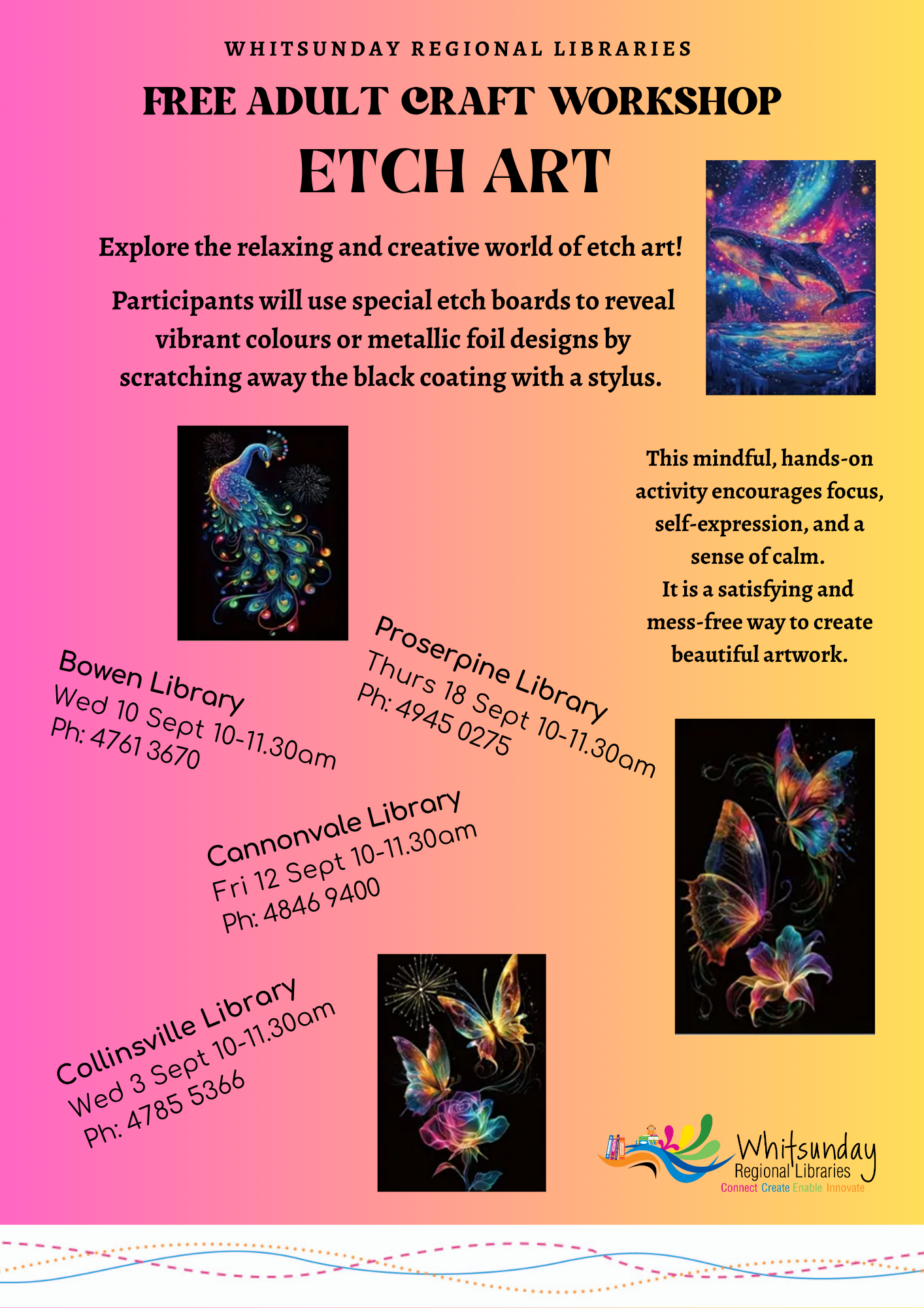 Etch art craft workshop