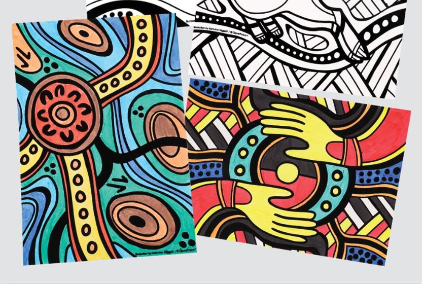 NAIDOC Week Velvet Art - Bowen Library
