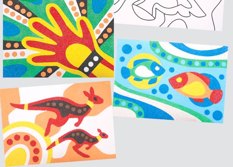 NAIDOC Week Sand Art - Bowen Library