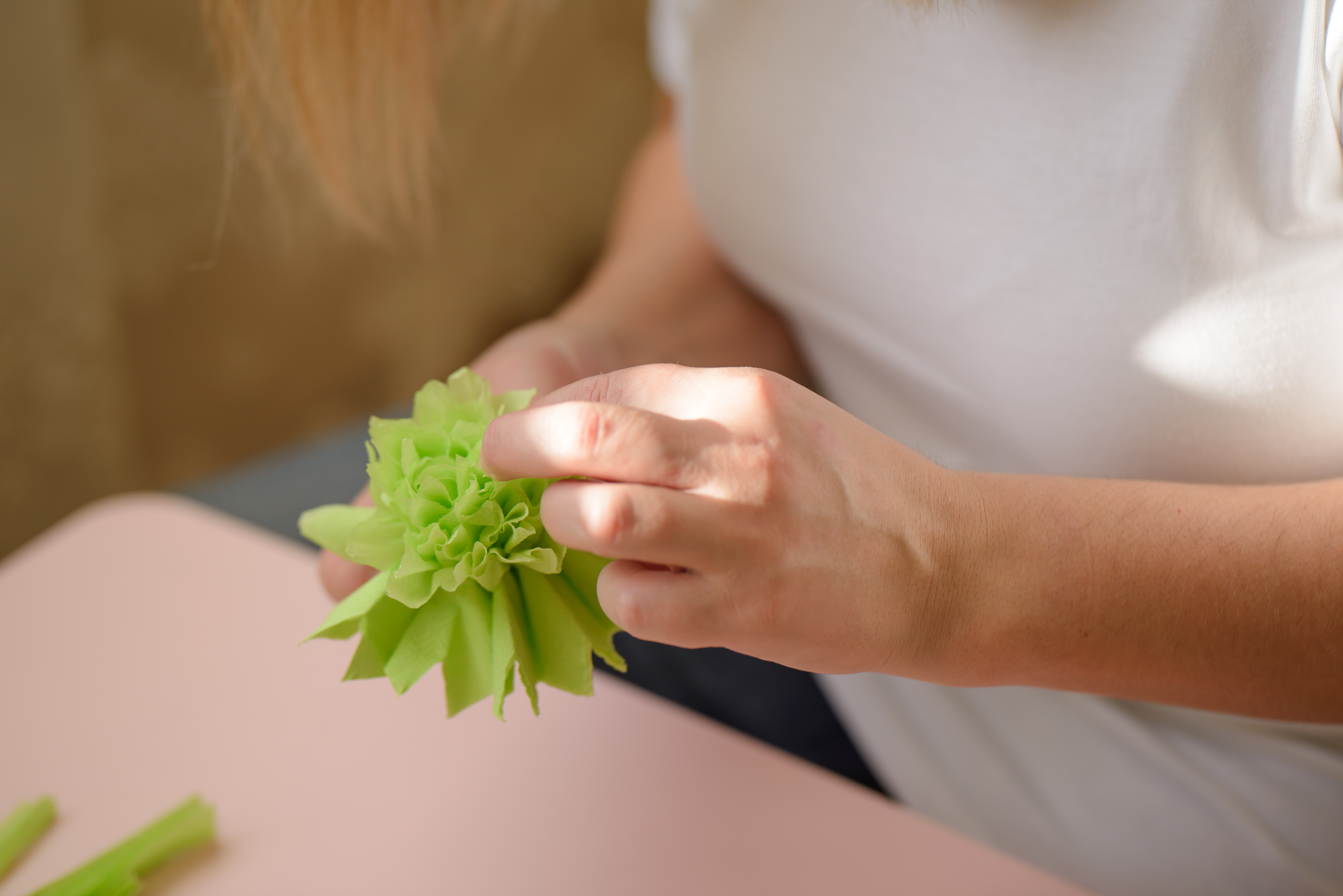 Paper flower making