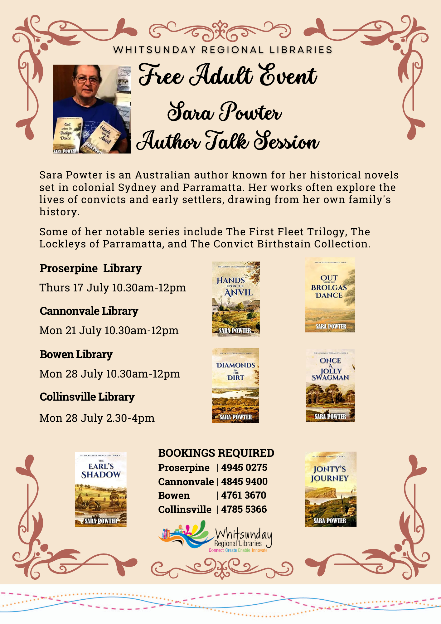 Author Talk Session - Sara Powter - Collinsville Library