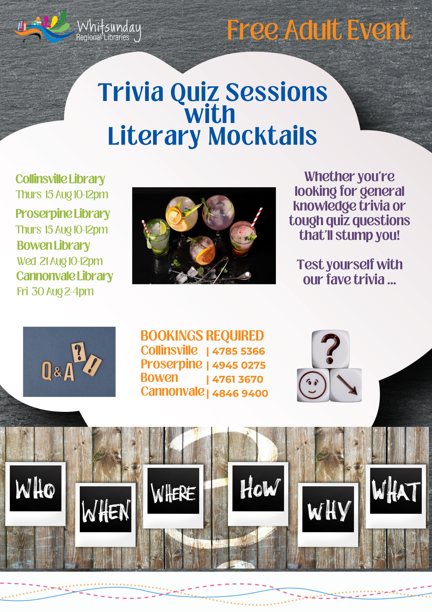 Trivia quiz sessions flyer 2