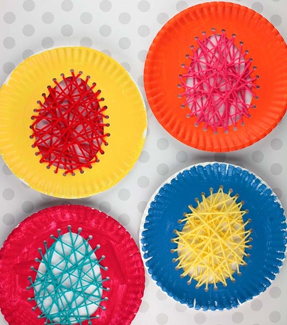Weaving Easter Egg Craft - Collinsville Library